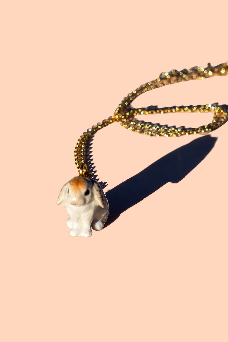 Tiny Fluff Bunny Necklace