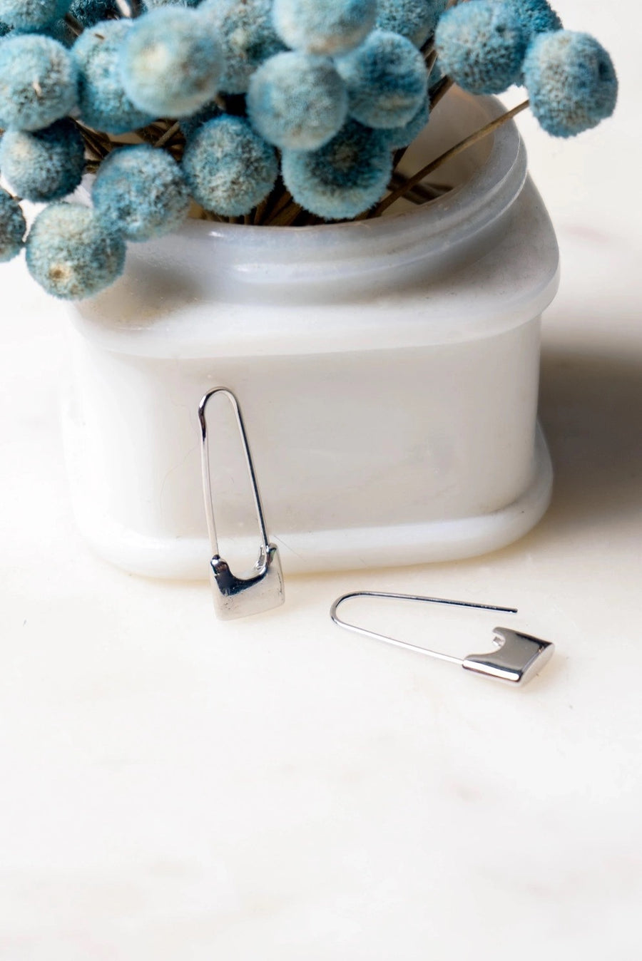 Sid Safety Pins in Silver
