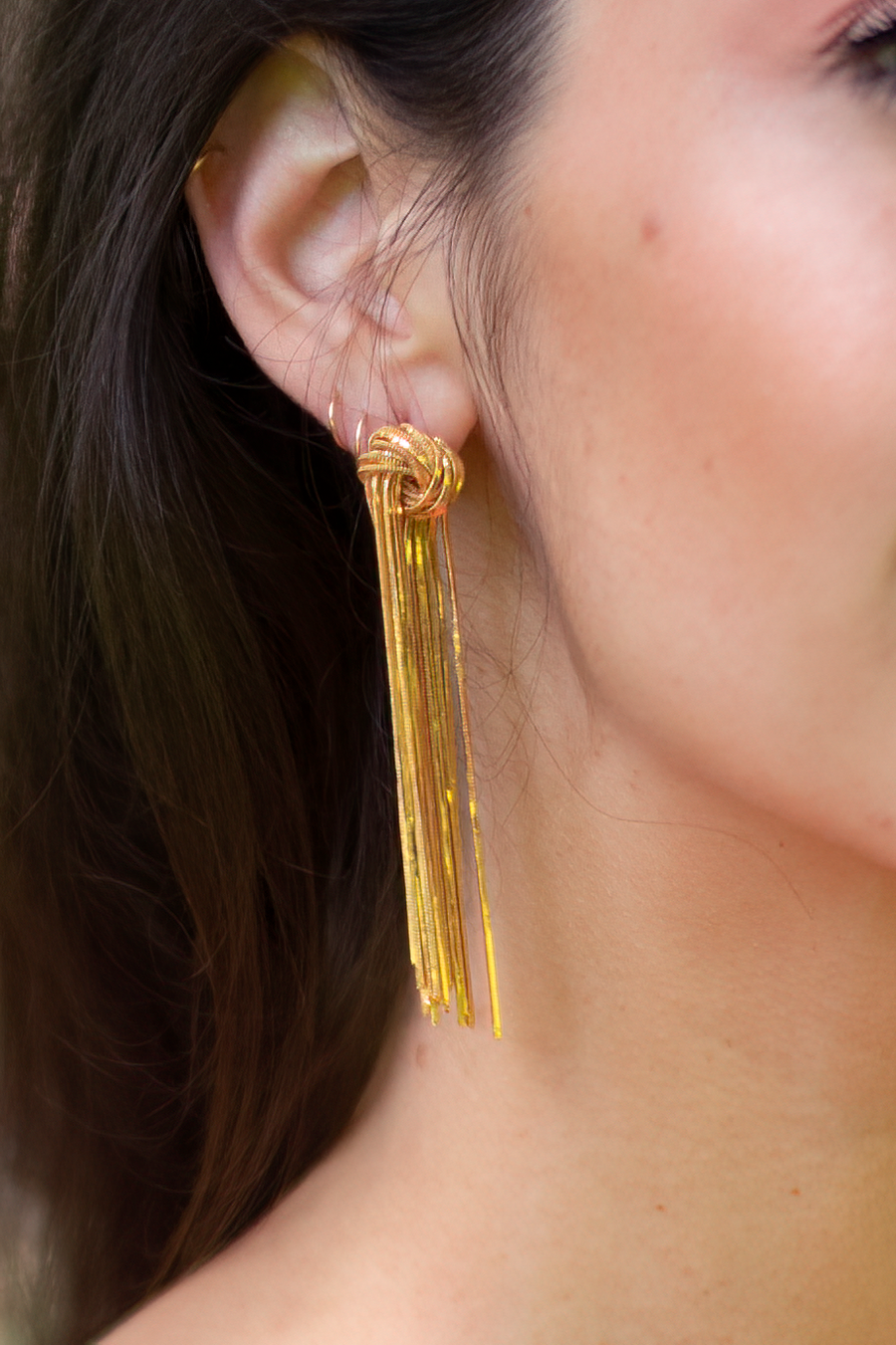 Knot to Be Earrings in Gold