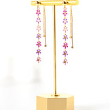 Burnett Set Lavender Daisy Earring + Necklace