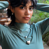 Can't Heartly Wait Necklace - Silver