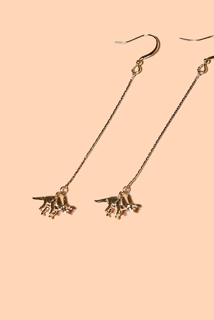 Dino-mite Earring - Triceratops