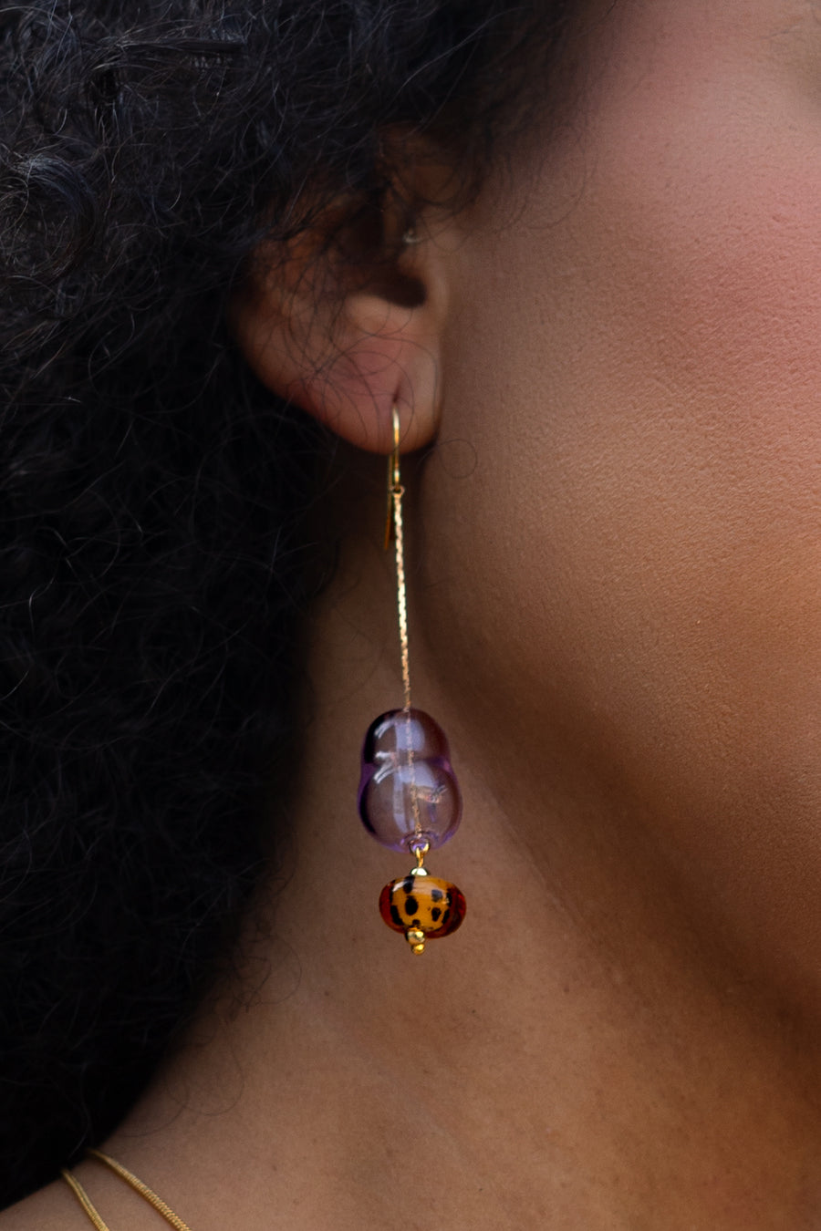 Lennox Dangle Earring - Lilac