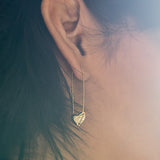 Lita Safety Pin Hoops