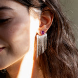 Rubell Layered Earring in Platinum