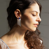 Rubell Layered Earring in Platinum