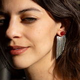 Rubell Layered Earring in Platinum