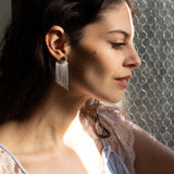 Rubell Layered Earring in Platinum