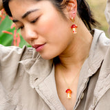 Shroom Boom Earrings in Sunset