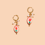 Sweet Tulip Hoop