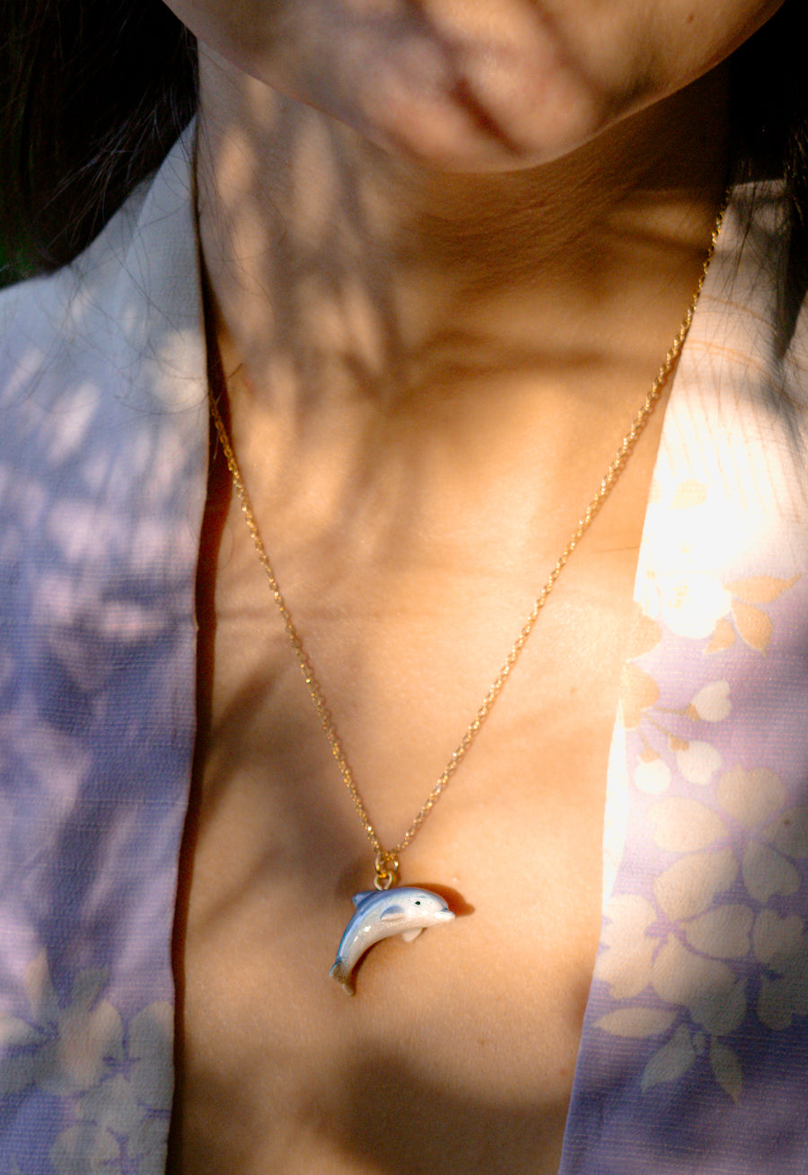 Tiny Dolphin Necklace