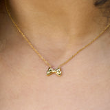 Tiny Bow Necklace