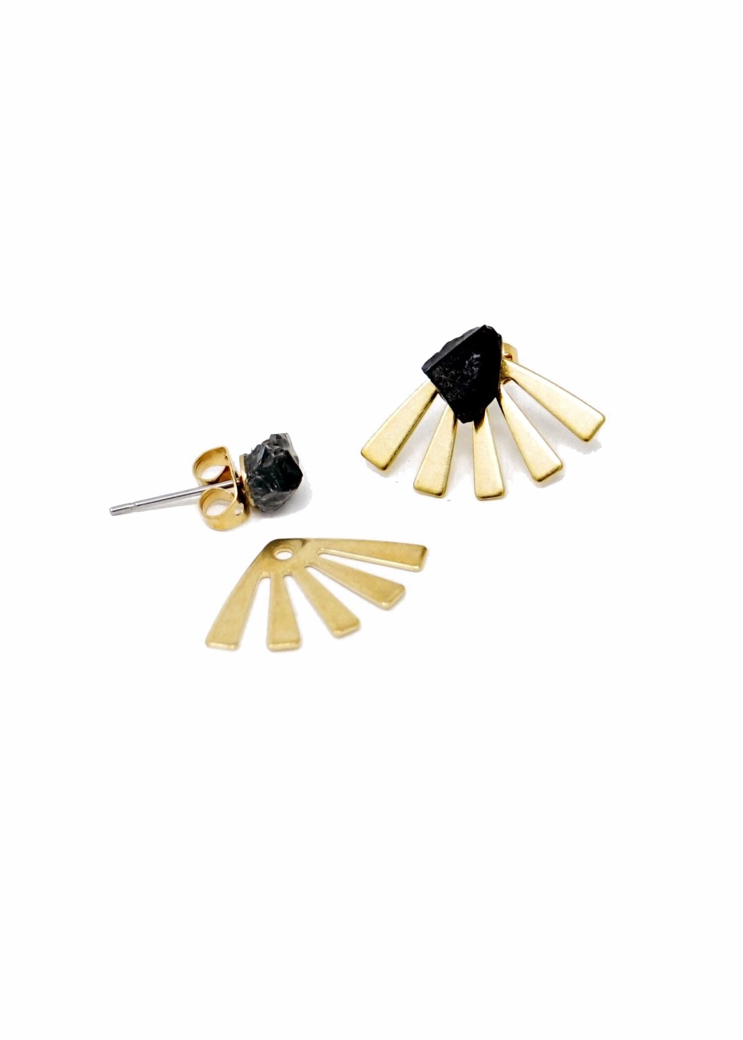 Eyelash Layered Studs
