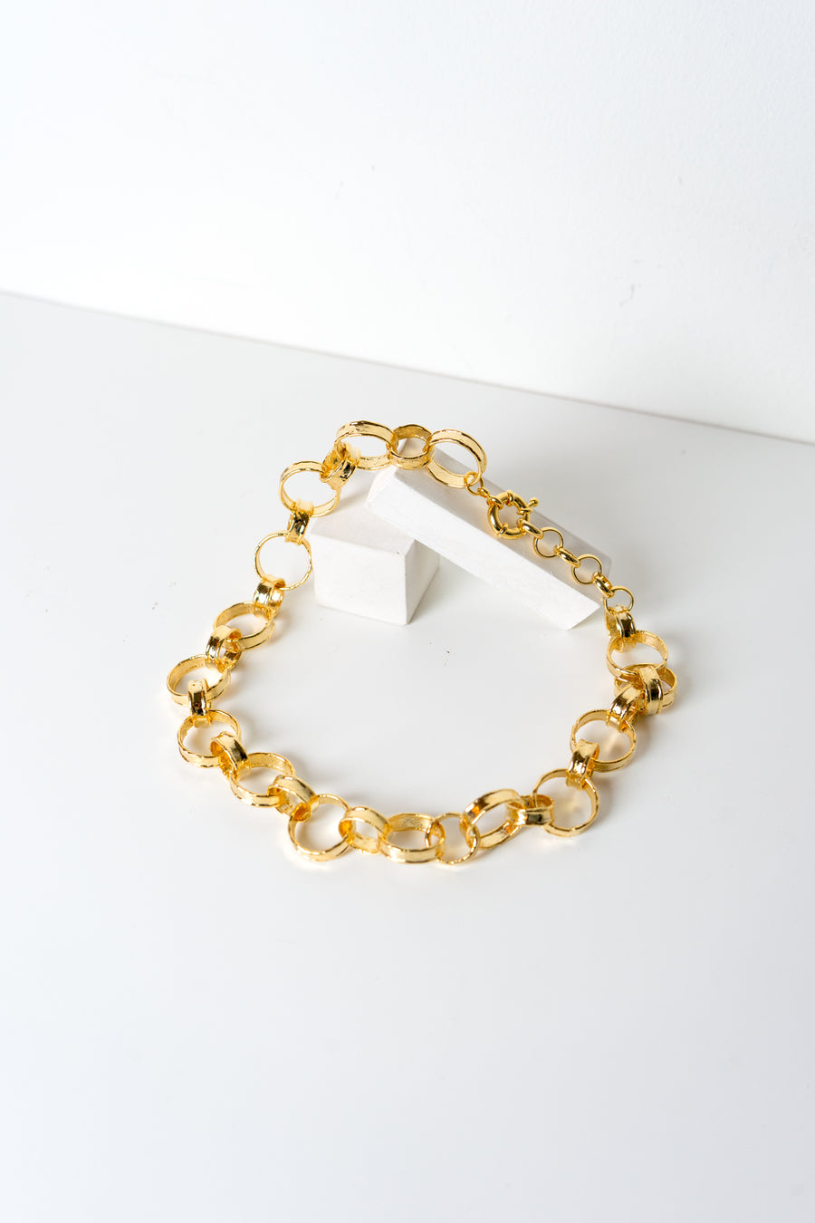 Dolly 24K Gold Plated Link Necklace