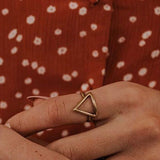 Geo Triangle Ring