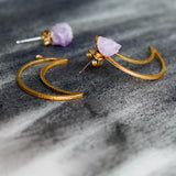 Over the Moon Layered Earrings