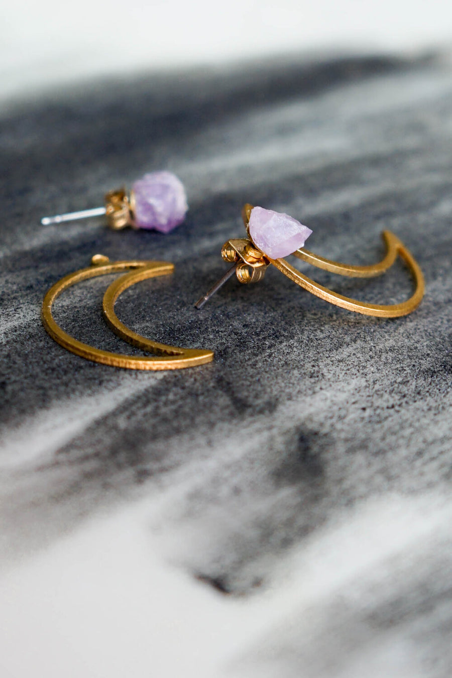 Over the Moon Layered Earrings