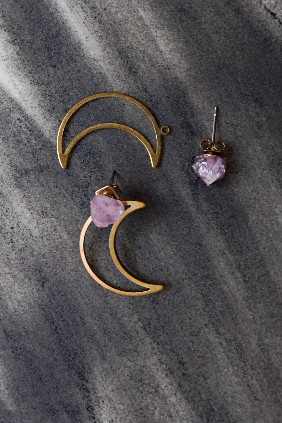 Over the Moon Layered Earrings